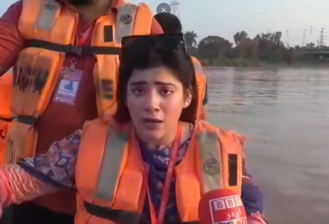 Viral Flood Reporter Pakistani