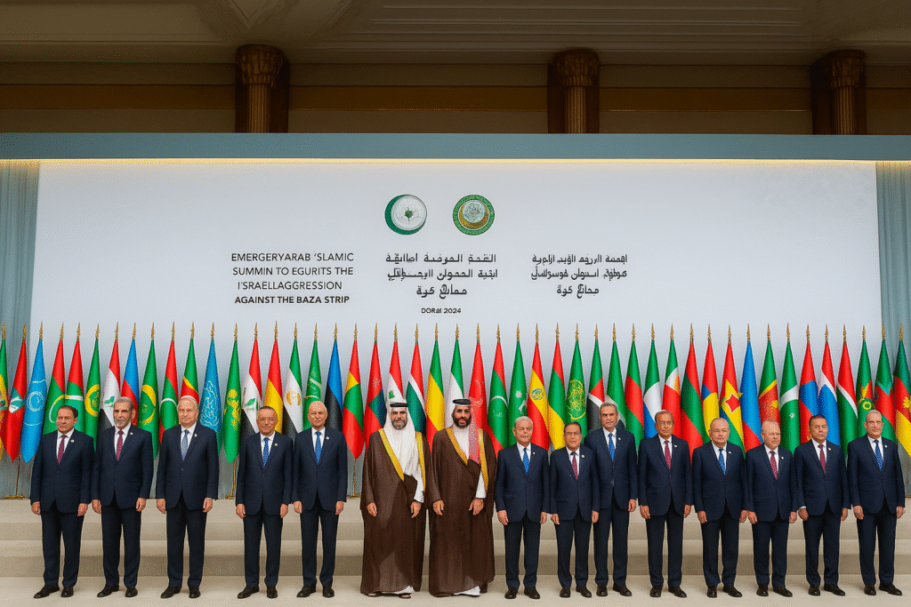 Arab & Muslim countries gather at Doha in solidarity with Qatar after Israel strikes on Doha