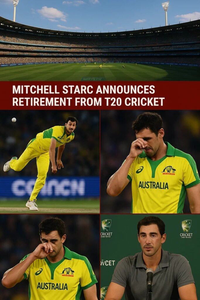 Mitchell Starc, The last goodbye , T20 Cricket