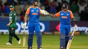 Indian Batters congratulate after sizzling win against pakistan