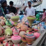 Traditional Clay Toy Craftsman Showcases Skills at Sialkot Village Fair