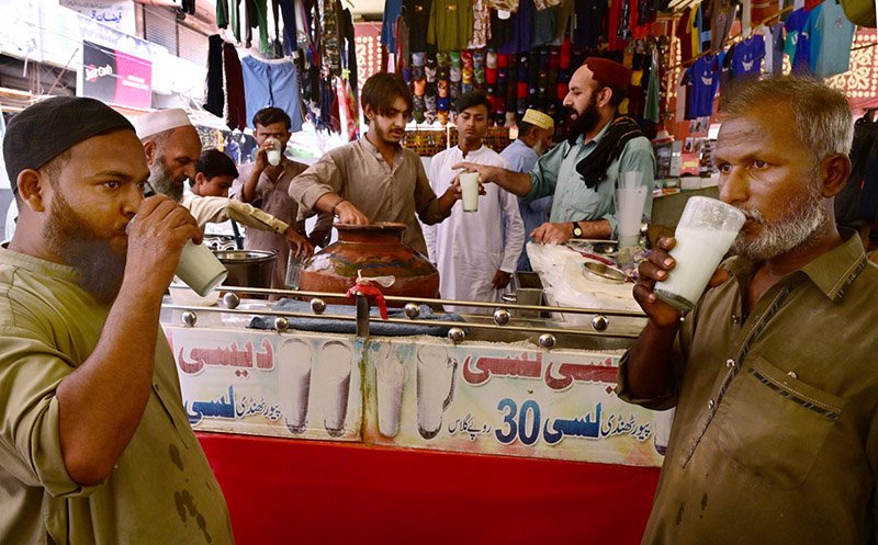 Lassi Vendors Attract Customers Amid Hyderabad’s Heatwave