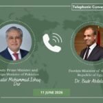 Dar, Egyptian FM Back Mediation Efforts for Regional Peace