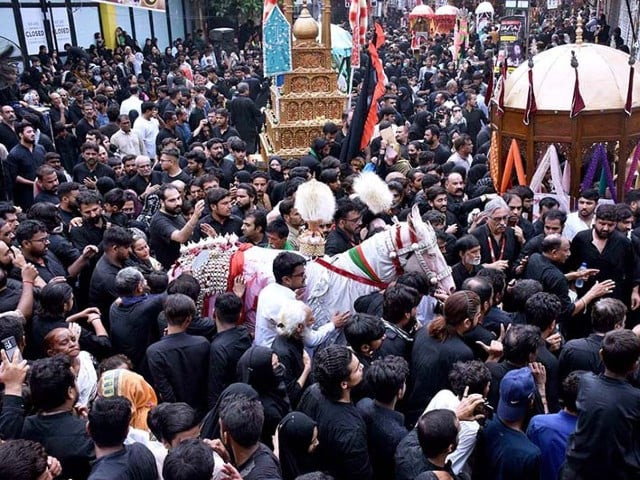 9th Muharram Procession in Attock Concludes Peacefully Amid Tight Security