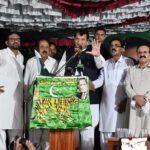 Federal Minister Amir Muqam Campaigns in Azad Jammu & Kashmir