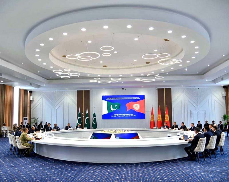 President Zardari and Kyrgyz Leader Japarov Conduct Delegation-Level Talks