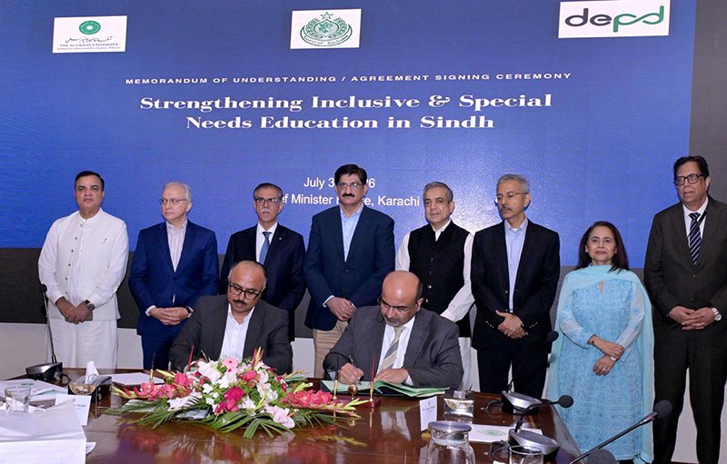 Sindh Government and Aga Khan University Partner to Enhance Special Needs Education