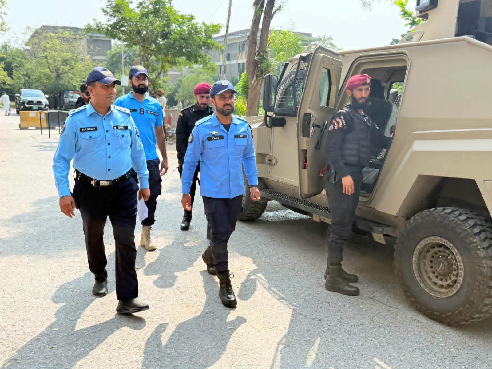 SP City Ayaz Evaluates Security Measures at Islamabad Religious Sites