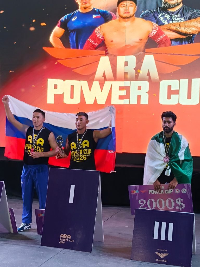 Usama Butt Secures Bronze at ARA Festival Mas-Wrestling in Mongolia