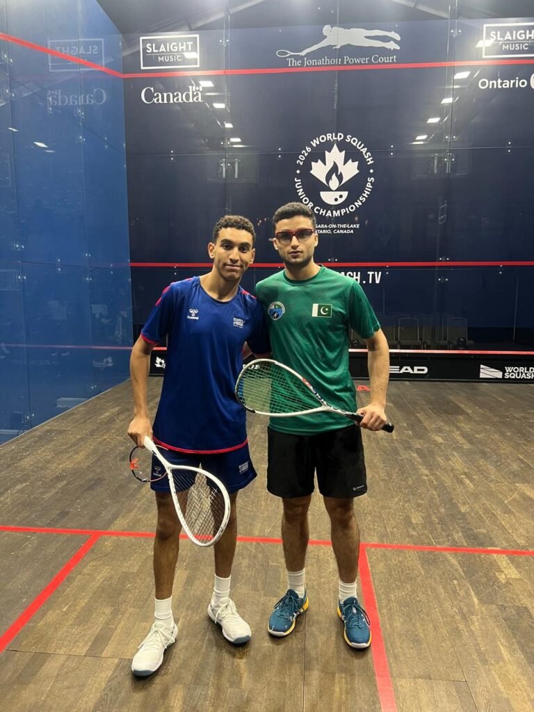 Nauman Khan Advances, Umair Ali Exits World Junior Squash Championships