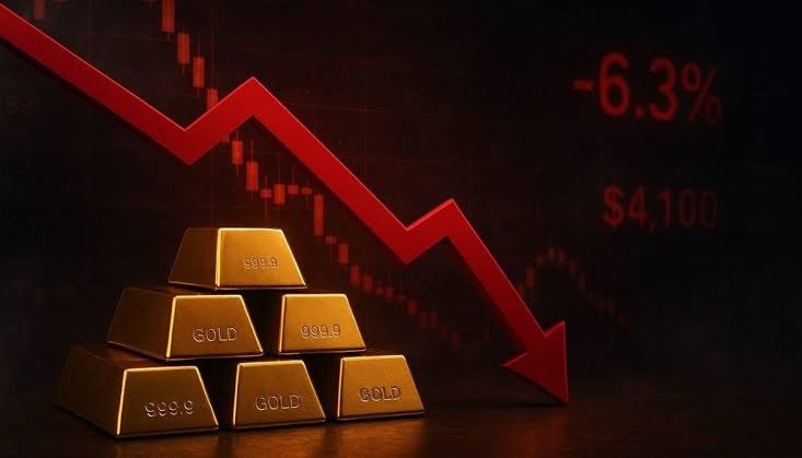 Gold Prices Drop by Rs3,600 Per Tola in Pakistan