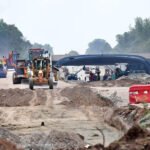 Heavy Machinery Deployed for Underpass Construction on Park Road, Islamabad
