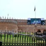 Historic Fort in Peshawar Adorned for Pakistan’s 79th Independence Day