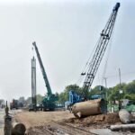 Heavy Machinery Deployed for Metro Project on Jaranwala Road