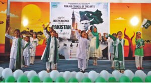Students Showcase Cultural Tableau at Bahawalpur Independence Day Event