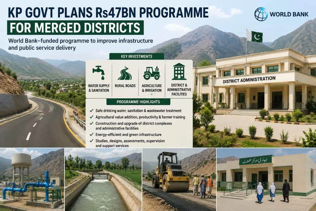 KP Unveils Rs 47 Billion Development Plan for Merged Districts