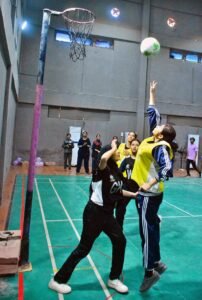 Girls Netball Teams Compete in 5th PNF Netball Cup in Hyderabad