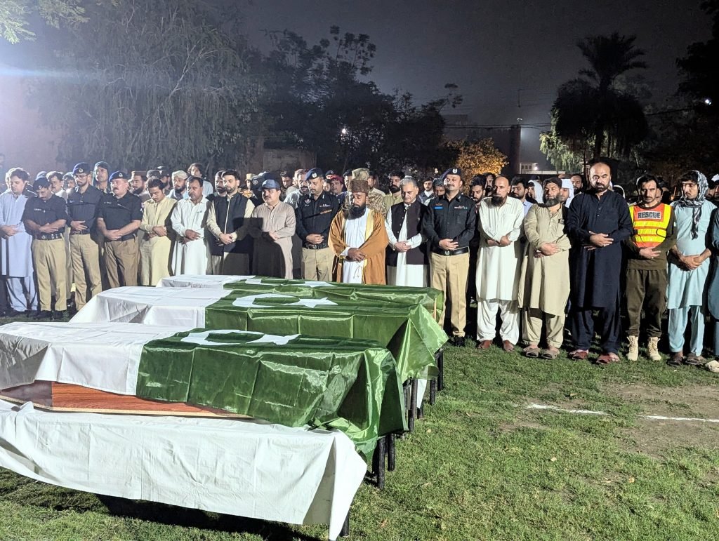 Funeral Prayers Held for Darazinda Blast Martyrs in Dera Ismail Khan