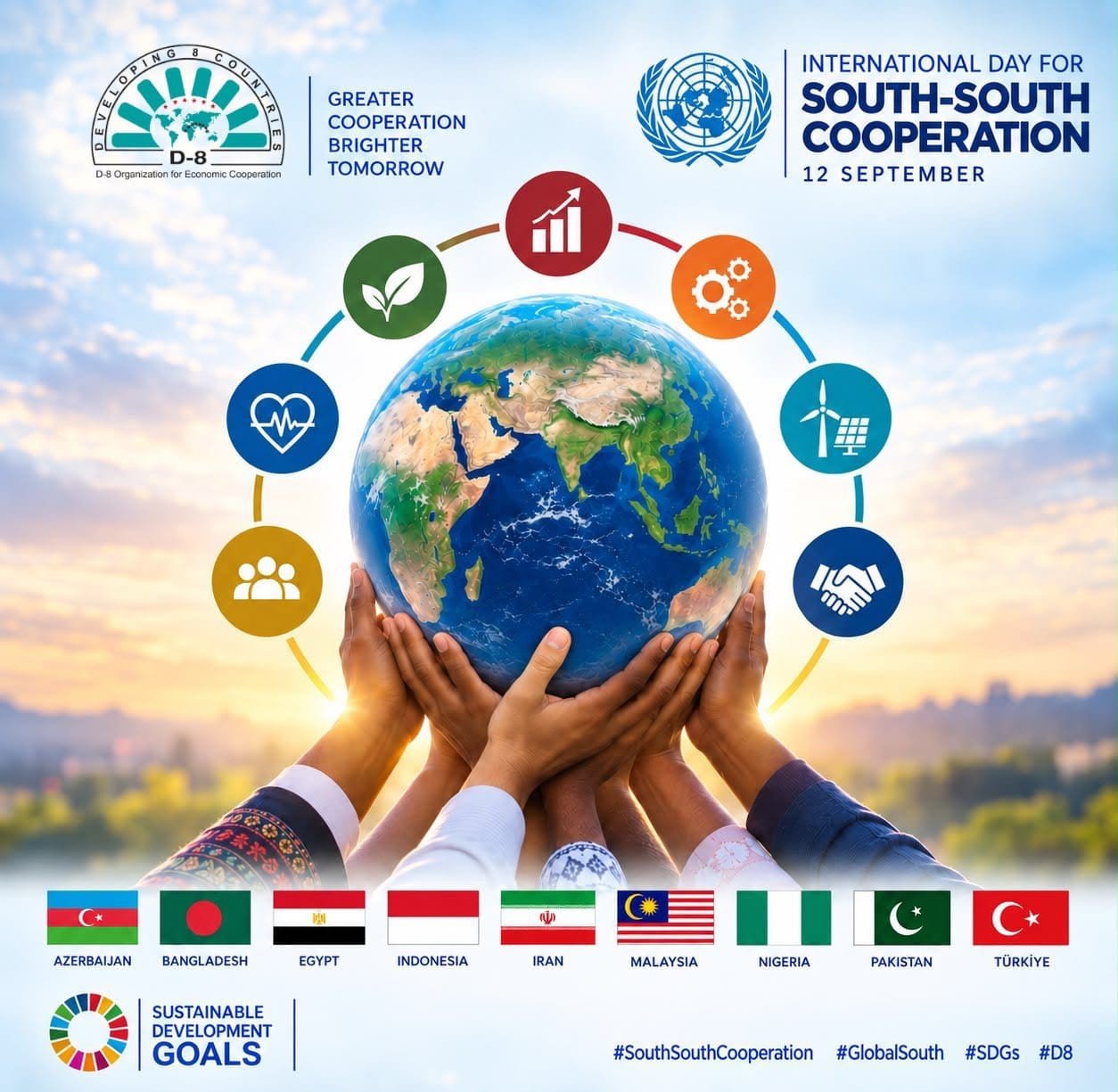 D-8 Pledges to Enhance South-South Cooperation for Global South Development